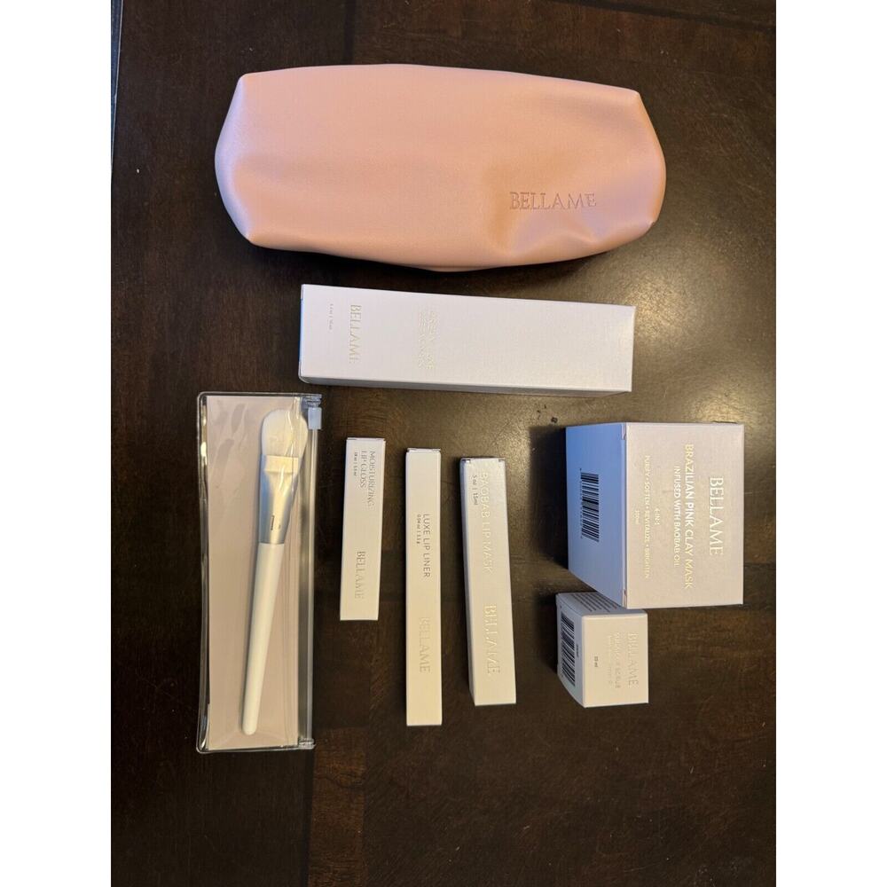 Bellame 7 piece collection plus a CUTE cosmetic bag!
